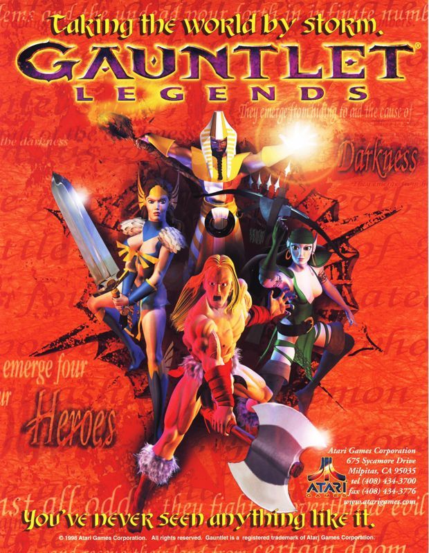 Game cover: Gauntlet: Legends