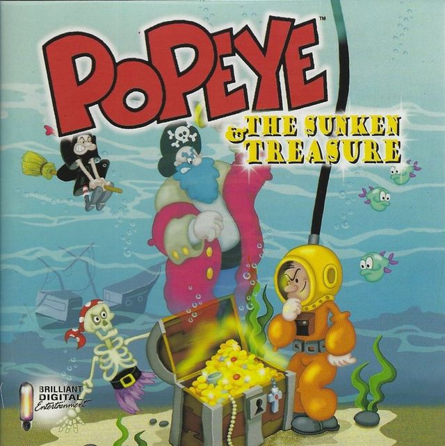 Game cover: Popeye & the Sunken Treasure