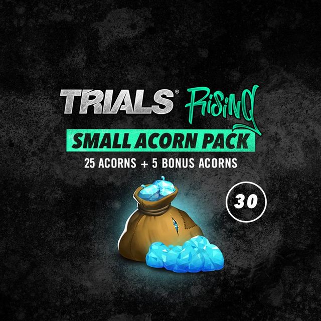 Game cover: Trials Rising: Small Acorn Pack - 25 Acorns + 5 Bonus Acorns