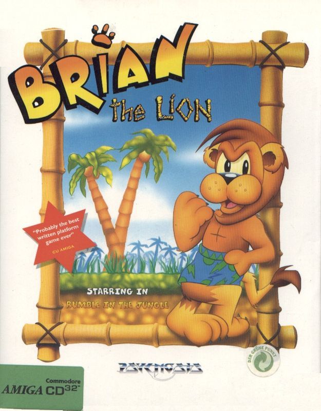 Game cover: Brian the Lion Starring In: Rumble in the Jungle