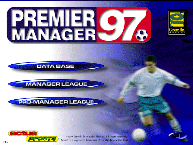 Game cover: Premier Manager 97