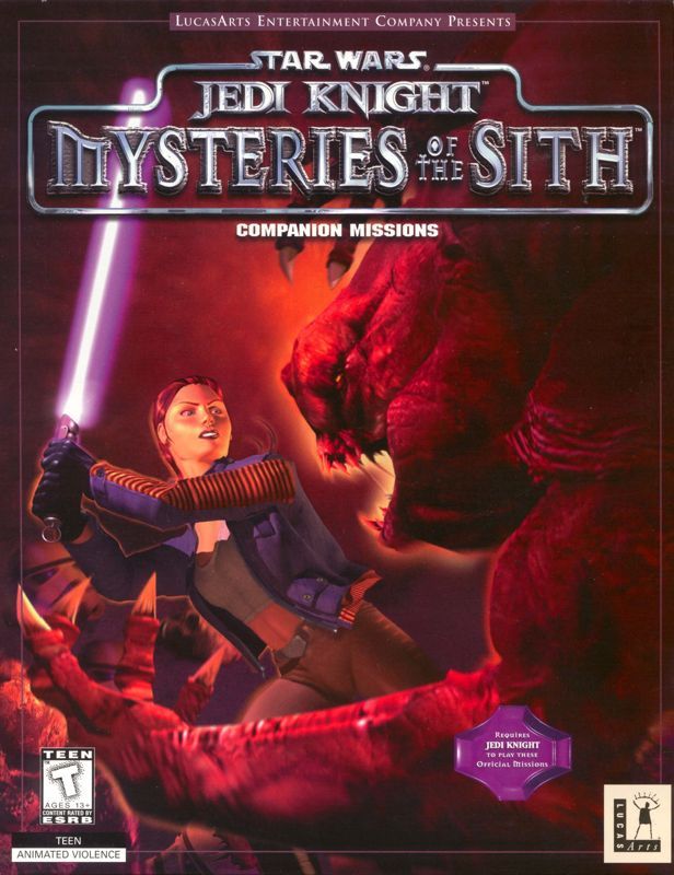 Game cover: Star Wars: Jedi Knight - Mysteries of the Sith