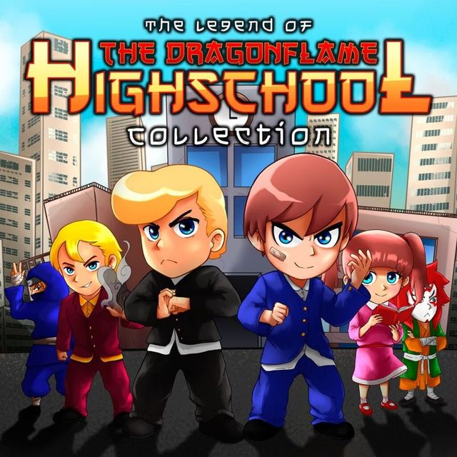 Game cover: The Legend of the Dragonflame Highschool Collection