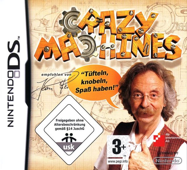 Game cover: thinkSMART: Crazy Machines - Wacky Problem Solving!