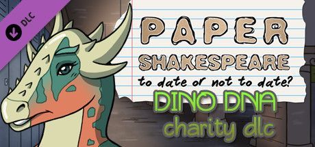 Game cover: Paper Shakespeare, Charity Outfit Pack: Dino DNA