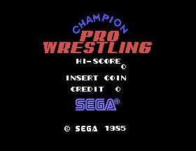 Game cover: Champion Pro Wrestling