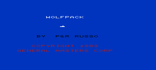 Game cover: Wolf Pack