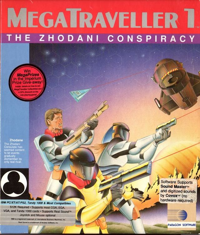Game cover: MegaTraveller 1: The Zhodani Conspiracy