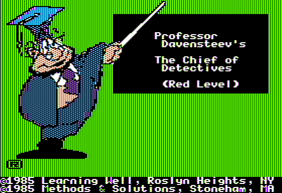 Game cover: The Chief of Detectives