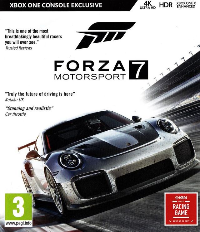 Game cover: Forza Motorsport 7