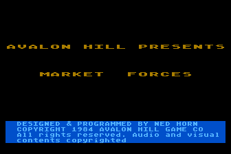 Game cover: Market Forces