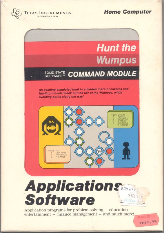 Game cover: Hunt the Wumpus