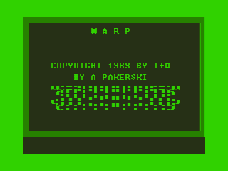 Game cover: Warp