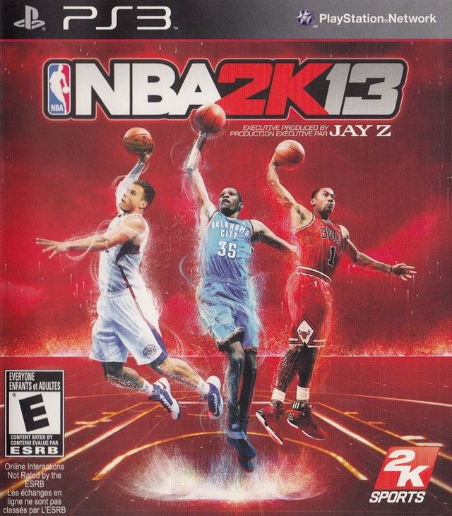 Game cover: NBA 2K13
