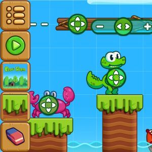 Game cover: Croc's World Construction Kit