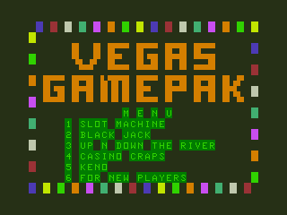 Game cover: Vegas Gamepak