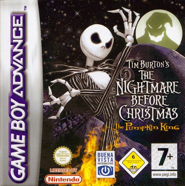 Game cover: Tim Burton's The Nightmare Before Christmas: The Pumpkin King