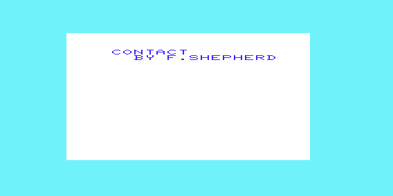 Game cover: Contact
