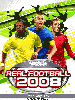 Game cover: Real Soccer 2008 3D