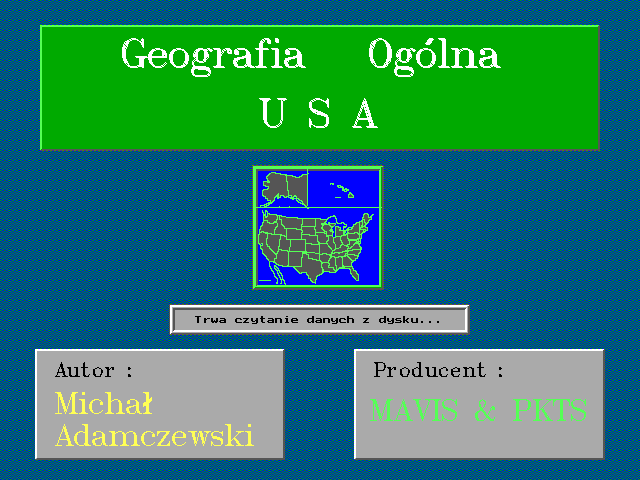 Game cover: Geografia Ogólna USA