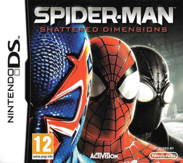 Game cover: Spider-Man: Shattered Dimensions