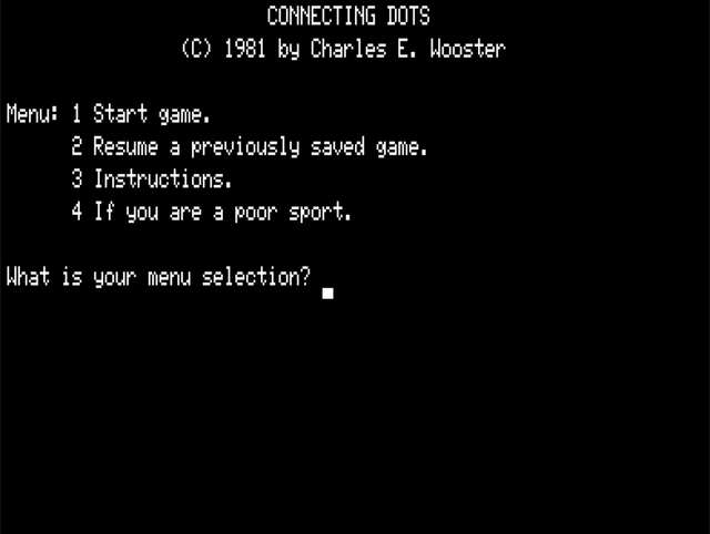 Game cover: Connecting Dots