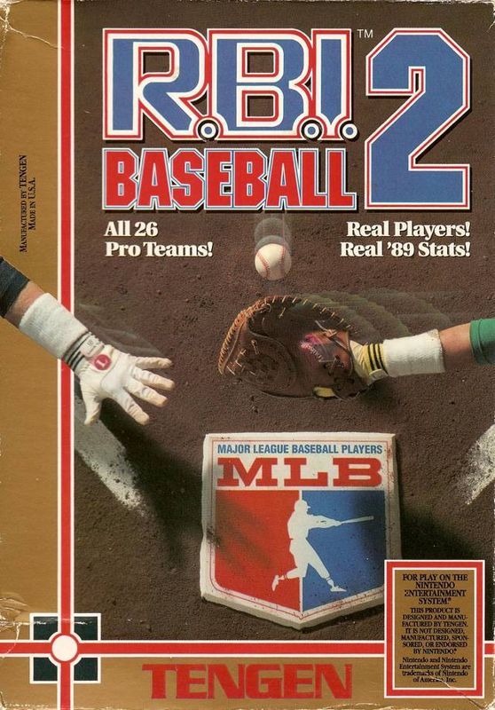 Game cover: R.B.I. Baseball 2