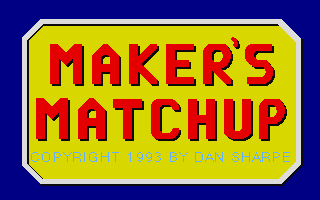 Game cover: Maker's Matchup