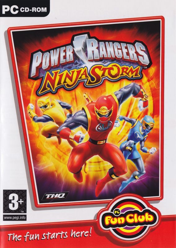 Game cover: Power Rangers: Ninja Storm