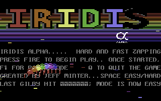 Game cover: Iridis Alpha