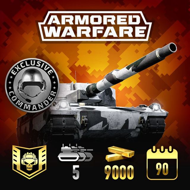 Game cover: Armored Warfare: Mercenary Legend Pack