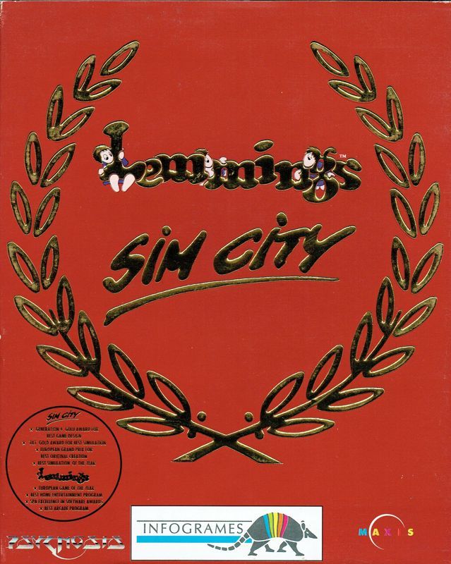 Game cover: Lemmings / Sim City