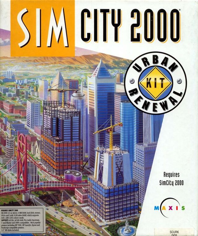 Game cover: SimCity 2000: Urban Renewal Kit