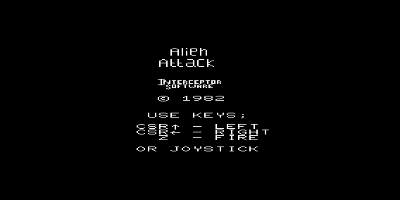 Game cover: Alien Attack