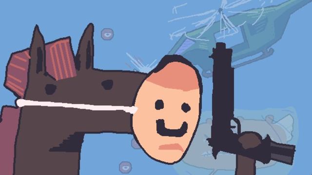 Game cover: Horse with a Human Mask on a Tightrope