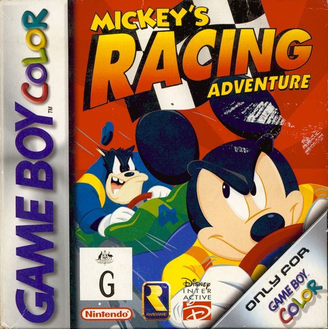 Game cover: Mickey's Racing Adventure