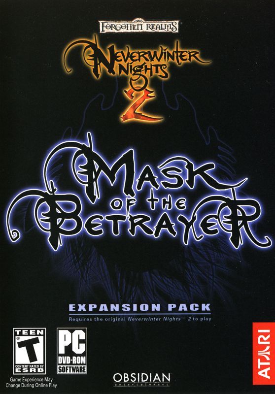 Game cover: Neverwinter Nights 2: Mask of the Betrayer