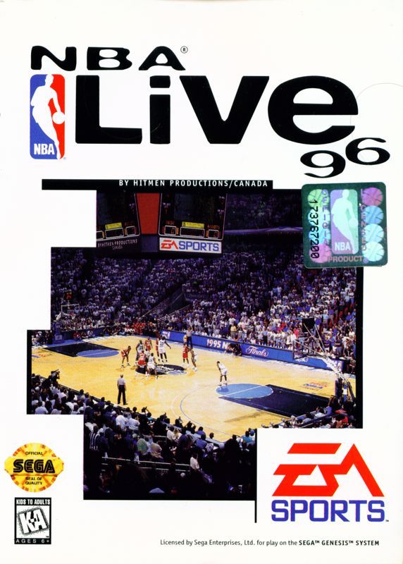 Game cover: NBA Live 96