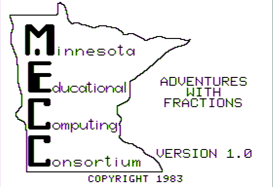 Game cover: Adventures With Fractions