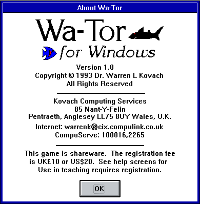 Game cover: Wa-Tor