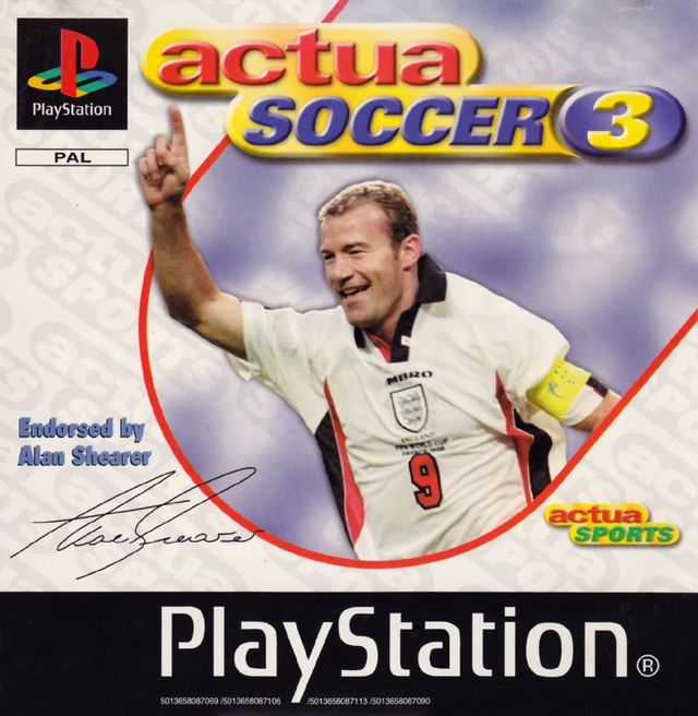 Game cover: Actua Soccer 3