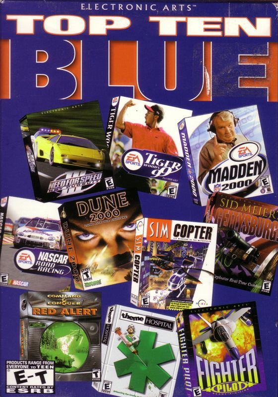 Game cover: Electronic Arts Top Ten: Blue