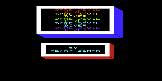 Game cover: Dare Devil Diver