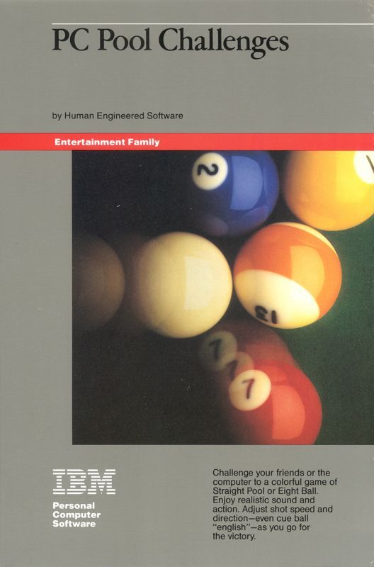 Game cover: PC Pool Challenges