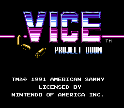 Game cover: Vice: Project Doom