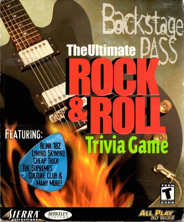 Game cover: Backstage Pass: The Ultimate Rock & Roll Trivia Game