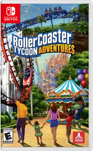 Game cover: RollerCoaster Tycoon Adventures