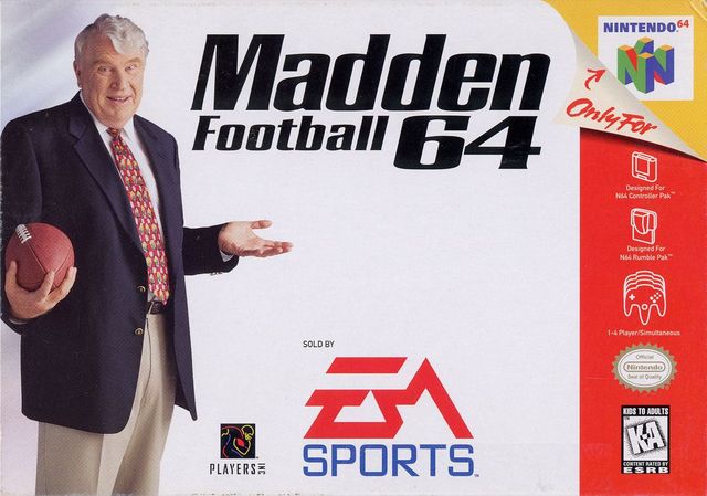 Game cover: Madden Football 64