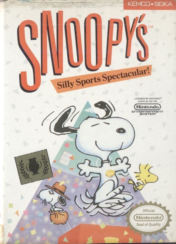 Game cover: Snoopy's Silly Sports Spectacular