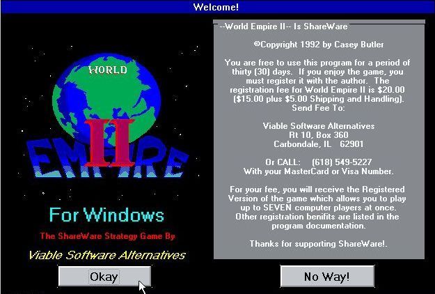 Game cover: World Empire II